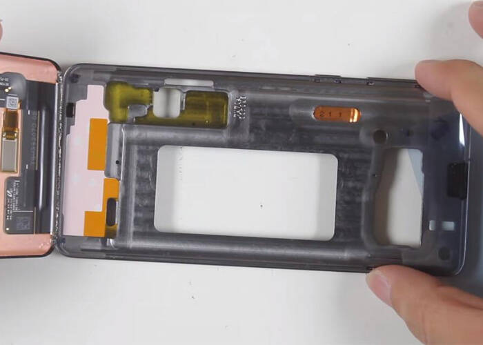 Teardown the display screen from the frame