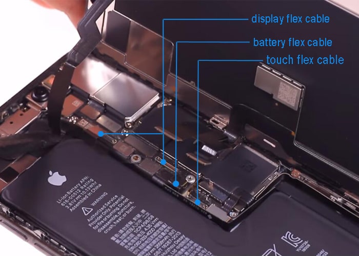 Disconnect the display flex cables-etradesupply