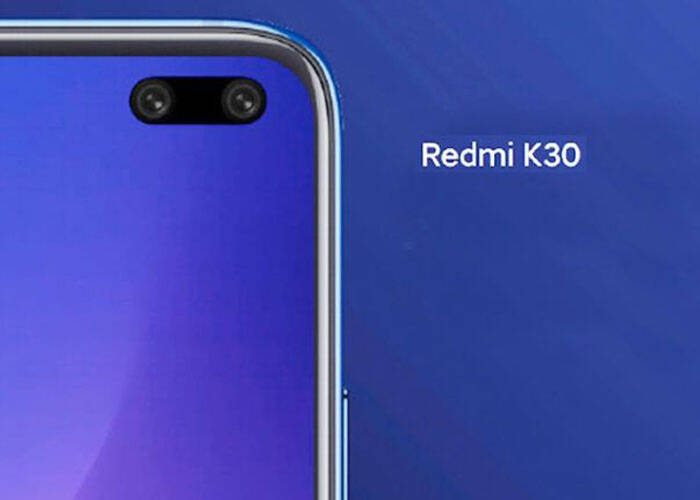 Redmi K30 punch hole camera