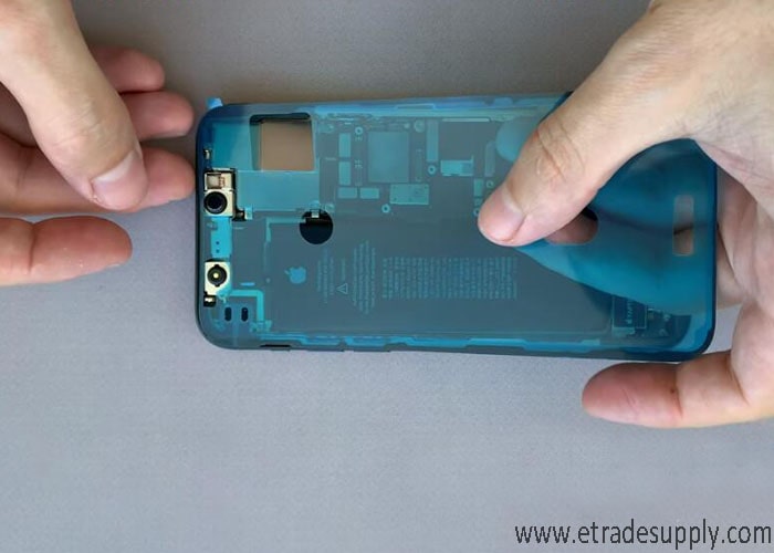 Attach the new iPhone 11 Pro frame adhesive tape