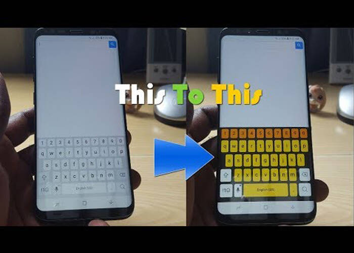 High contrast keyboard