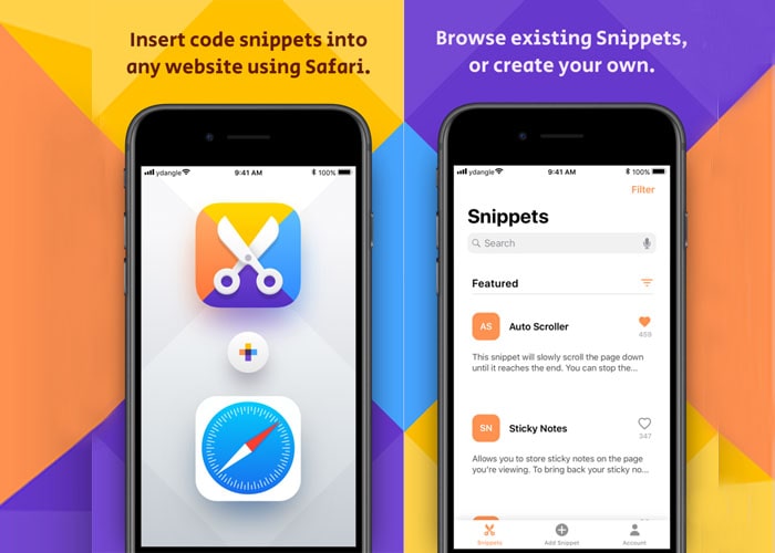 Safari Snippets