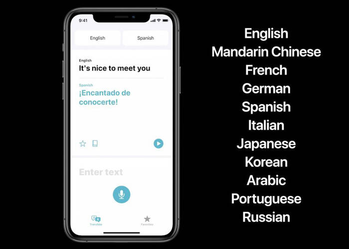 iOS 14 translator App
