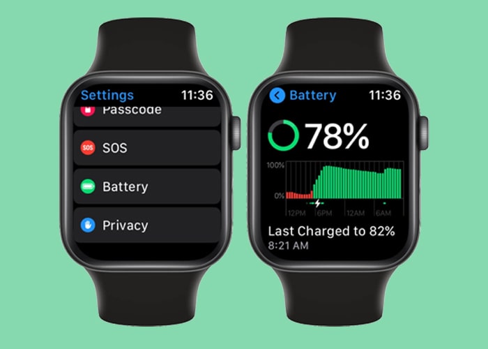 Check Apple Watch battery health