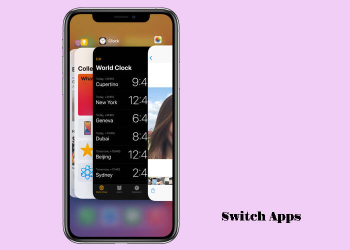  switch apps on iPhone 12