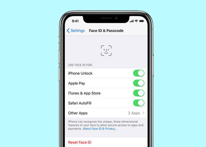 Face ID security on iPhone Apps