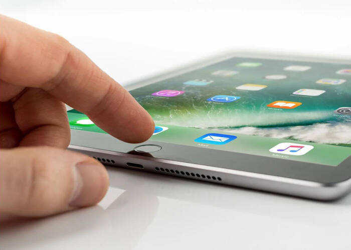 Why iPad home button is falling in after repair