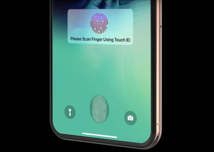 iPhone 13 under-screen touch ID