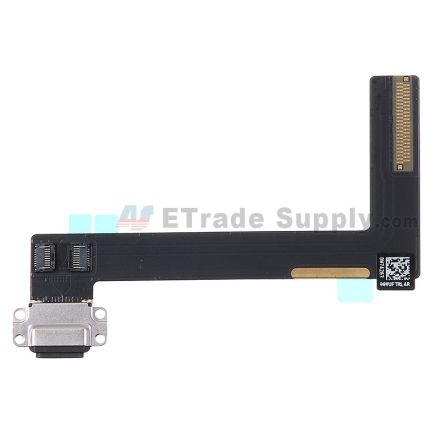 For Apple iPad Air 2 Charging Port Flex Cable Ribbon Replacement - Black - Grade S+