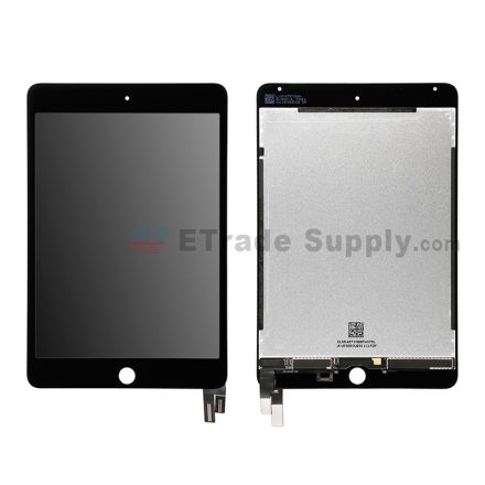 For Apple iPad Mini 4 LCD Screen and Digitizer Assembly Replacement - Black - Grade S+