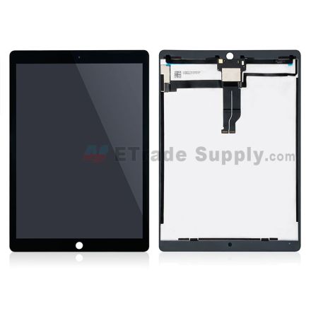 For Apple iPad Pro 12.9 LCD Screen and Digitizer Assembly Replacement (With OEM IC Board) - Black - Grade S+
