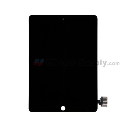 For Apple iPad Pro 9.7 LCD Screen and Digitizer Assembly Replacement (2016 Version) - Black - Grade S+
