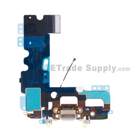 For Apple iPhone 7 Charging Port Flex Cable Ribbon Replacement - White - Grade S+