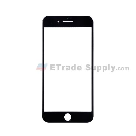 For Apple iPhone 7 Plus Glass Lens Replacement - Black - Grade S+