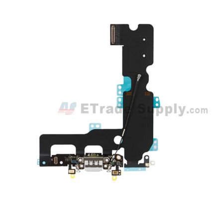 For Apple iPhone 7 Plus Charging Port Flex Cable Ribbon Replacement - Gray - Grade S+