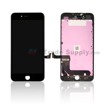 For Apple iPhone 7 Plus LCD Screen and Digitizer Assembly with Frame Replacement - Black - Grade S