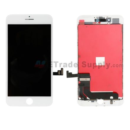 For Apple iPhone 7 Plus LCD Screen and Digitizer Assembly with Frame Replacement - White - Grade S
