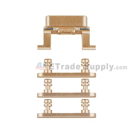 For Apple iPhone 7 Side Keys Replacement (4 pcs/set) - Gold - Grade S+
