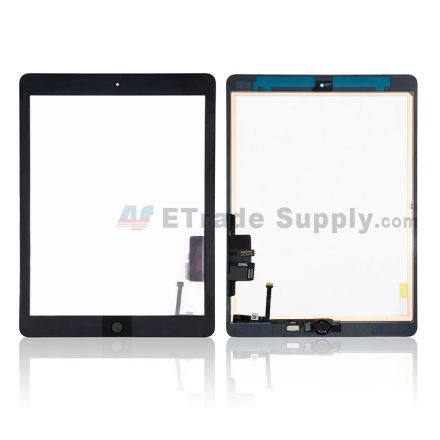 For Apple The New iPad Touch Assembly 2017 Replacement - Black - Grade S+