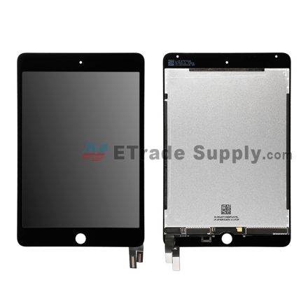 For Apple iPad Mini 4 LCD Screen and Digitizer Assembly Replacement - Black - Grade S