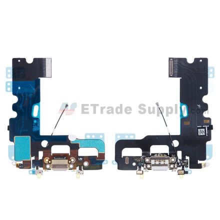 For Apple iPhone 7 Charging Port Flex Cable Ribbon Replacement - Gray - Grade R