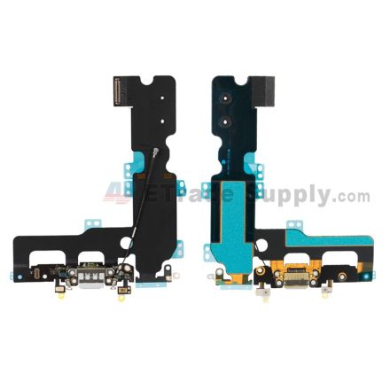 For Apple iPhone 7 Plus Charging Port Flex Cable Ribbon Replacement - Gray - Grade R