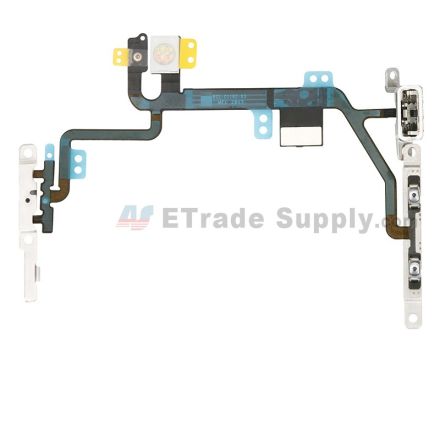 For Apple iPhone 8 Power Button and Volume Button Flex Cable Ribbon Replacement - Grade S+