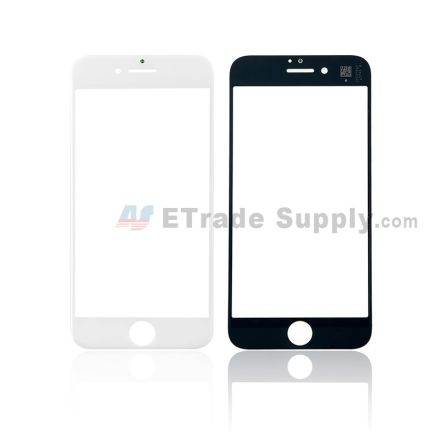 For Apple iPhone 8 Glass Lens Replacement - White - Grade S+