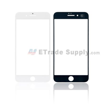 For Apple iPhone 8 Plus Glass Lens Replacement - White - Grade S+