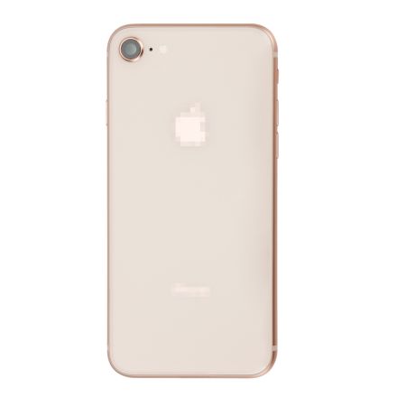For Apple iPhone 8 Rear Housing Assembly with Battery Door and Apple Logo Replacement - Gold - Grade S+