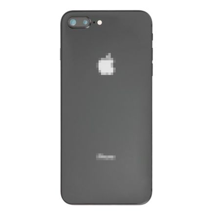 For Apple iPhone 8 Plus Rear Housing Assembly with Battery Door and Apple Logo Replacement - Space Gray - Grade S+