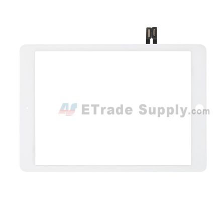 For Apple iPad 9.7 Digitizer Touch Screen Replacement (2018 Version) - White - Grade S+