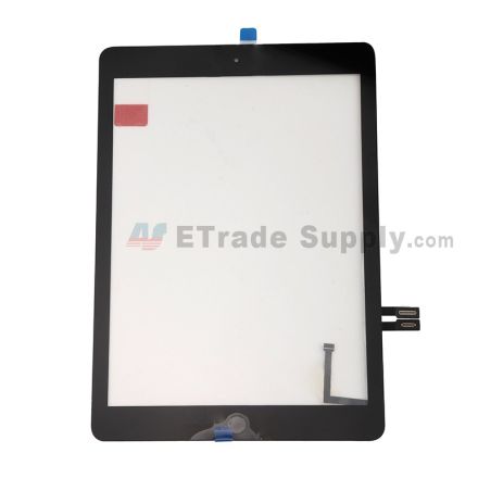 For Apple iPad 9.7 Digitizer Touch Screen Assembly Replacement (2018 Version) - Black - Grade S+
