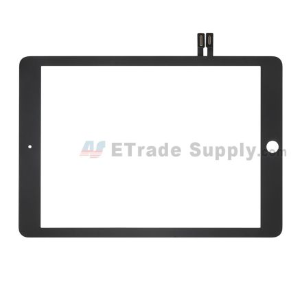 For Apple iPad 9.7 Digitizer Touch Screen Replacement (2018 Version) - Black- Grade S