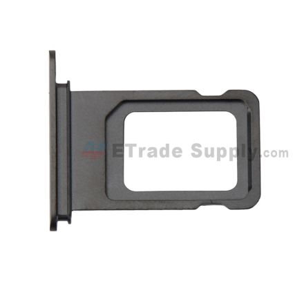 For Apple iPhone XS Max SIM Card Tray Replacement (Double SIM Card) - Gray - Grade S+
