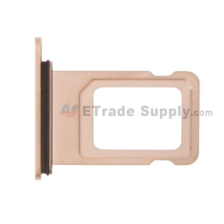 For Apple iPhone XS Max SIM Card Tray Replacement (Single SIM Card) - Gold - Grade S+