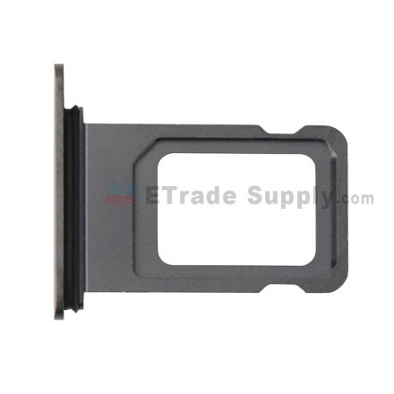 For Apple iPhone XS Max SIM Card Tray Replacement (Single SIM Card) - Gray - Grade S+