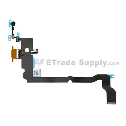 For Apple iPhone XS Max Charging Port Flex Cable Ribbon Replacement - Gold - Grade S+