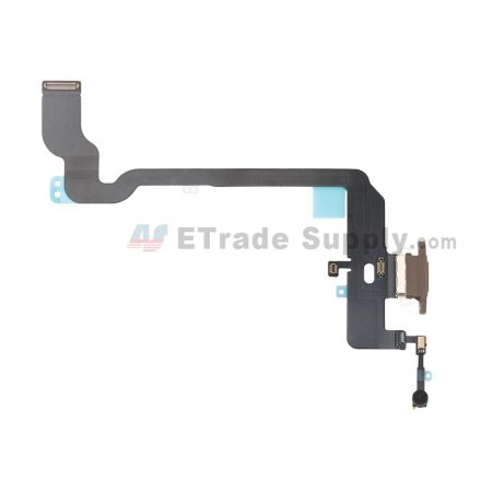 For Apple iPhone XS Charging Port Flex Cable Ribbon Replacement - Gold - Grade S+