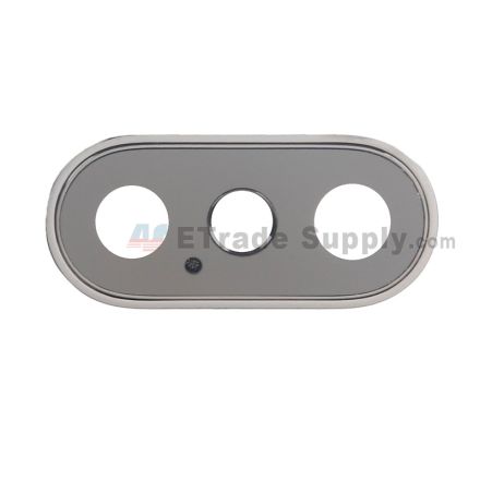 For Apple iPhone XS/XS Max Rear Facing Camera Lens with Bezel Replacement - Dark Gray - Grade S+