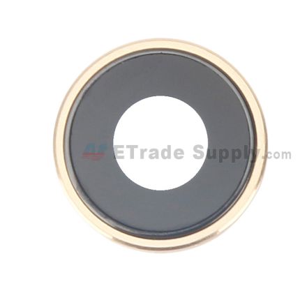 For Apple iPhone XR Rear Facing Camera Lens with Bezel Replacement - Yellow- Grade S+