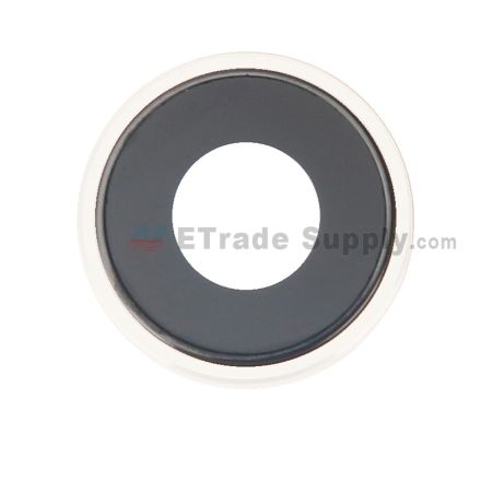 For Apple iPhone XR Rear Facing Camera Lens with Bezel Replacement - White - Grade S+