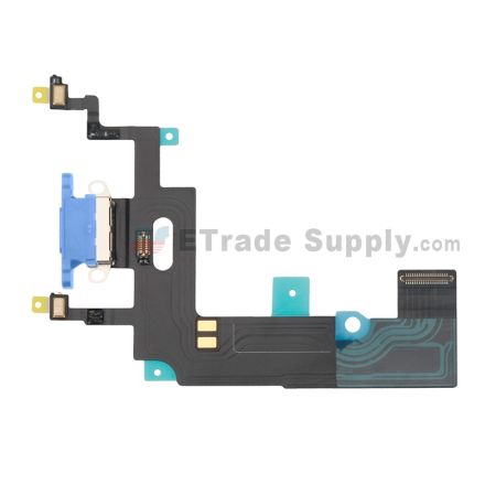 For Apple iPhone XR Charging Port Flex Cable Ribbon Replacement - Blue - Grade S+