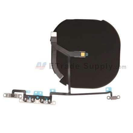 For Apple iPhone XS Max Wireless Charger with Volume Button Flex Cable Ribbon Replacement - Grade S+