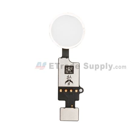 For Apple iPhone 7/7 Plus/8/8 Plus Universal Home Button Replacement (3rd Gen) - Silver - Grade R