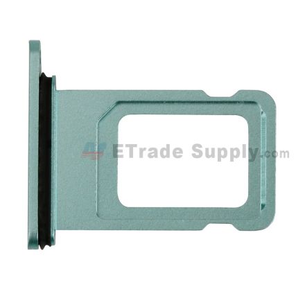 For Apple iPhone 11 SIM Card Tray Replacement (Single SIM Card) - Green - Grade S+