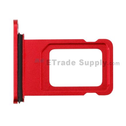 For Apple iPhone 11 SIM Card Tray Replacement (Single SIM Card) - Red - Grade S+