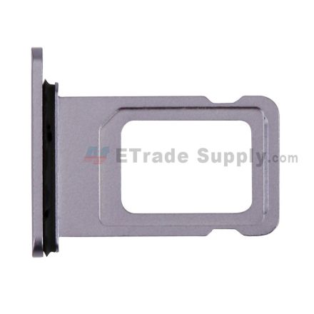 For Apple iPhone 11 SIM Card Tray Replacement (Single SIM Card) - Purple - Grade S+