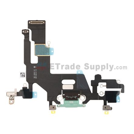 For Apple iPhone 11 Charging Port Flex Cable Ribbon Replacement - Green - Grade S+