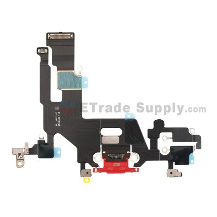 For Apple iPhone 11 Charging Port Flex Cable Ribbon Replacement - Red - Grade S+